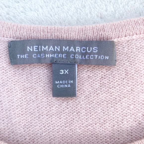 Neiman Marcus The Cashmere Collection Tank Top Womens 3XL Blush-Pink - Picture 5 of 10